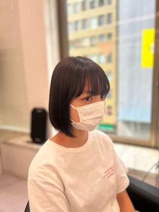 カラー 透明感ベージュ🤎 ナチュラルレイヤーのヘアスタイル