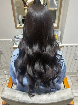 ロング カラー 大川 夏実のヘアスタイル