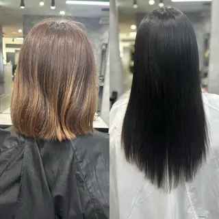 ミディアム カラー 🪡プルエクステ🪡 カラエク評価◎ユウゴのヘアスタイル