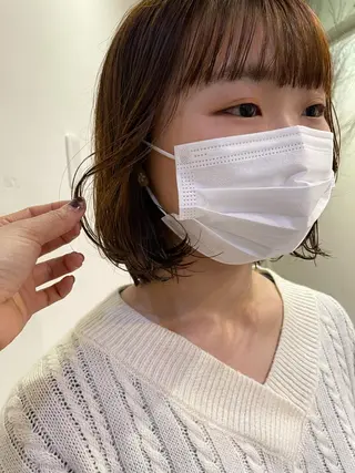 ショート silo所属・silo MOKA 顔周りカット🦦のヘアスタイル