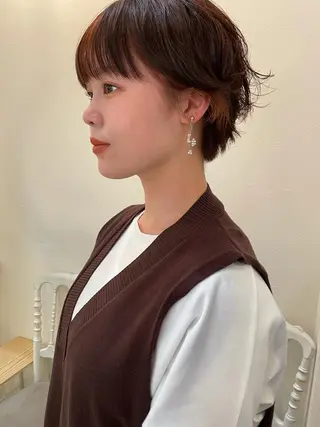 カラー Chiho / 梅田 / ボブ/ パーマのヘアスタイル