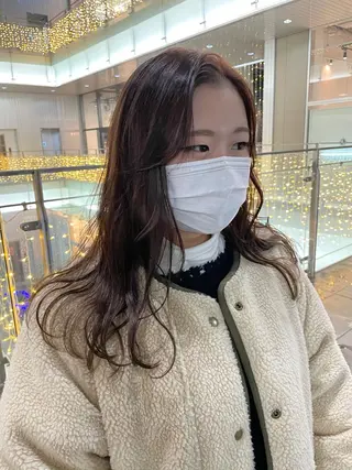 セミロング 栄　mighty by H所属・不破一輝/栄/矢場町 ボブ/レイヤー/艶髪のヘアスタイル