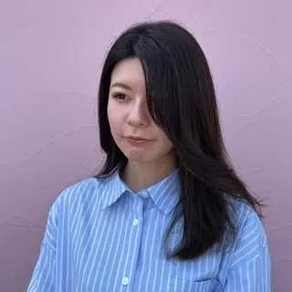 ロング カラー ♡ナナコ♡ レイヤー/艶髪のヘアスタイル