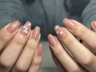 ネイル By moonネイル 🌷ワンホン/韓国風のネイルデザイン