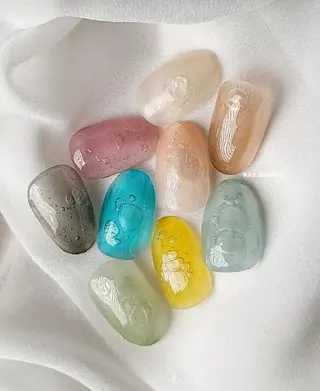 ネイル 3dパーツ/流行り 👧shushu❤️のネイルデザイン