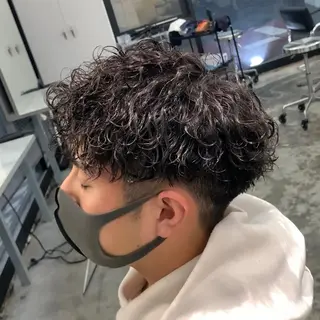 ショート パーマ メンズ メンズ特化美容師/ 藤戸 椋のヘアスタイル