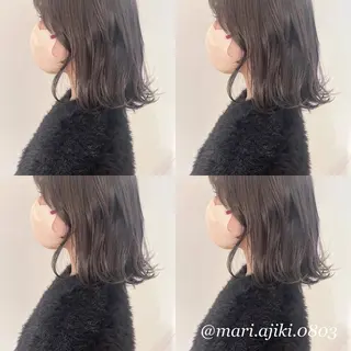 セミロング private salon  sill所属・🫧ツヤ髪個室美容室 安食茉莉🫧のヘアスタイル