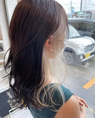 カラー 横山 香音のヘアスタイル