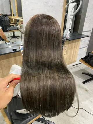 ロング カラー ヘアアレンジ 韓国レイヤー/ 顔周り💕田中将吾のヘアスタイル