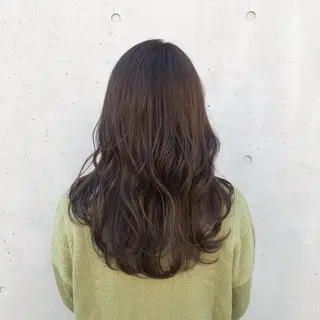 ロング カラー ヘアアレンジ 酸性縮毛矯正🧴韓国 レイヤー/髪質改善のヘアスタイル