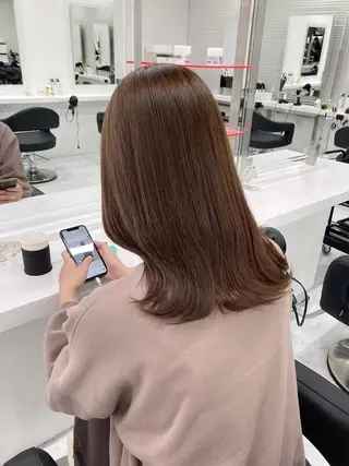 カラー 透明感韓国ヘア💍 横浜UNITED♡のヘアスタイル