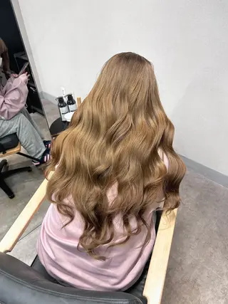 ロング 艶あり暖色カラー🌈 カラー診断あゆみのヘアスタイル