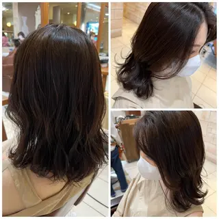 ミディアム 川崎レイヤーカット /江口真正のヘアスタイル