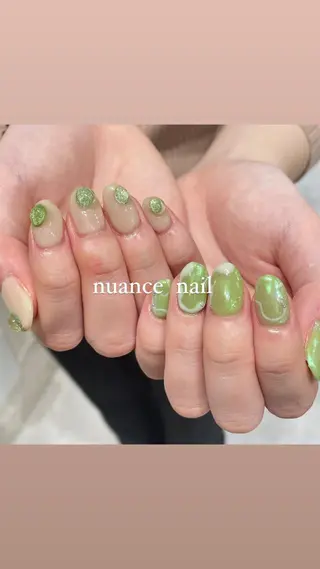 ネイル 淡色ネイル 🎀moeのネイルデザイン