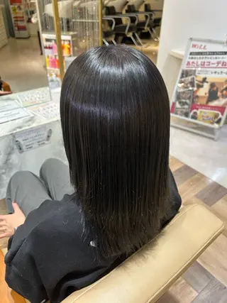 ミディアム ヘアメイクwill野田阪神店所属・石井 悠のヘアスタイル