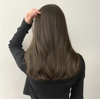 ロング カラー パーマ 似合わせカット⚪︎ ／フェイスレイヤーのヘアスタイル