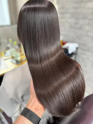 セミロング 心斎橋/縮毛矯正/ 髪質改善　吉見勇亮のヘアスタイル