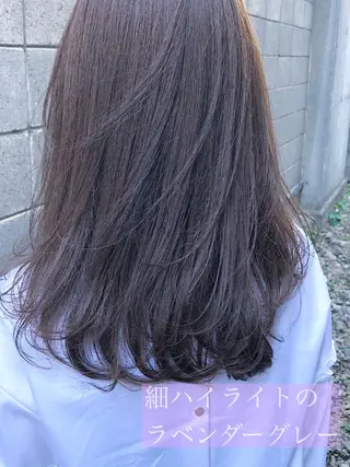 セミロング カラー 似合わせ専門美容師 なかじまのヘアスタイル