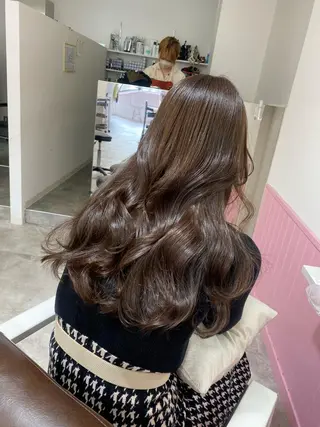 ロング 髪質改善韓国レイヤー SHIORI🦋のヘアスタイル