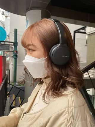 ミディアム カラー 🇰🇷柔らか透明感 ／Miho🫧のヘアスタイル