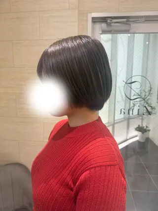 ショート カラー 🫧ショート・ボブ・ 似合わせ🫧井上歩のヘアスタイル