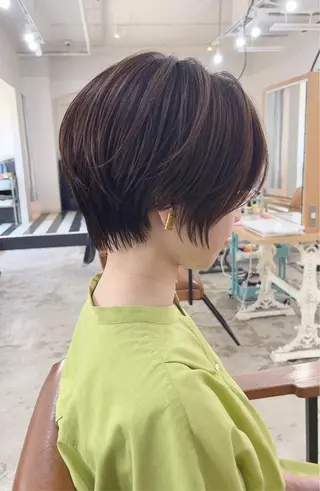 ショート カラー ショートヘア、ボブ こやさん コヤマのヘアスタイル