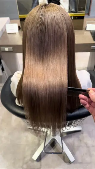 セミロング 米倉 群のヘアスタイル