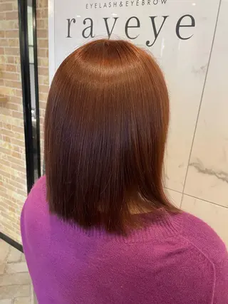 カラー 岡村 真子のヘアスタイル