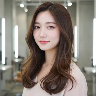 ロング 似合わせボブ✖️ 韓国レイヤー✨小関のヘアスタイル