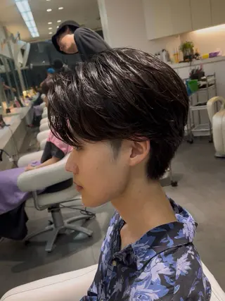 ショート パーマ ヘアアレンジ 久米 春輝のヘアスタイル