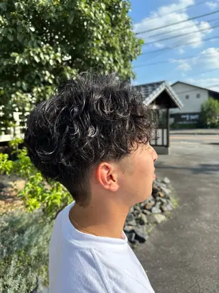 ショート パーマ メンズ topstylist 遠山康兵のヘアスタイル