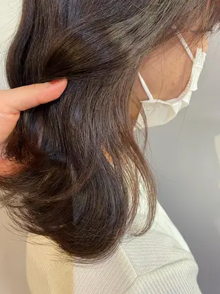 ミディアム GO TODAY SHAiRE SALON 原宿Stella店所属・𓍯柔らかhair 𓍯 yukinoのヘアスタイル