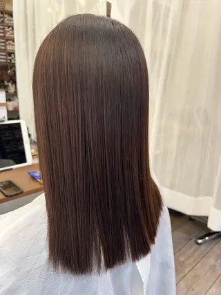 セミロング RYUCK所属・暖色＊艶カラー /Chitose🎀のヘアスタイル