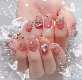 ネイル 💎CC・NaNa 韓国風ネイル🌙Cのネイルデザイン