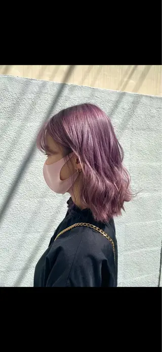 ミディアム Aujuaソムリエ 🎨‎♡HARUのヘアスタイル