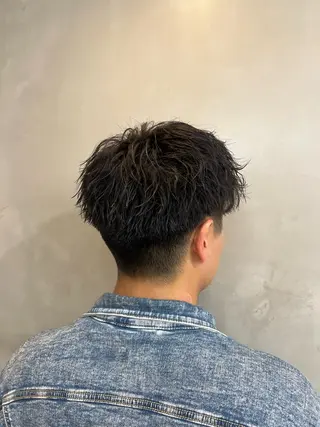 パーマ メンズ 越後 匡貴のヘアスタイル