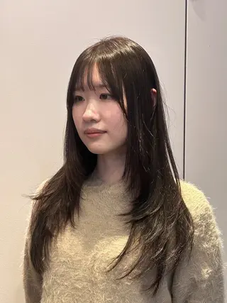 ロング カラー ナチュラル大人っぽい スタイル　MAORIのヘアスタイル