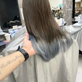 セミロング カラー アンドウ ユウ/ レイヤーカット/韓国のヘアスタイル