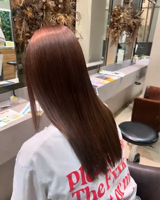 セミロング カラー 🫧Ai/ ロロネー森ノ宮💖のヘアスタイル