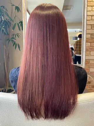 ロング カラー 三瓶 龍皇のヘアスタイル