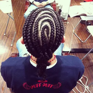 セミロング ヘアアレンジ BRAIDS💎愛子 大人ハイライト💎のヘアスタイル