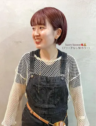 ミディアム Musee plume所属・荻野七菜子 ボブのヘアスタイル