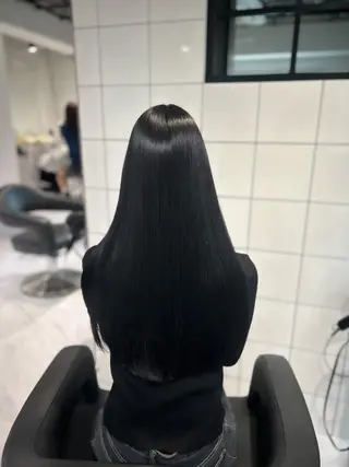 ロング カラー 表参道/透明感カラー /暗髪/ジュキヤのヘアスタイル