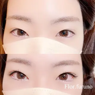 マツエク・マツパ アイブロウ Flor上大岡 ＊フルノ リナ＊のマツエク・マツパデザイン