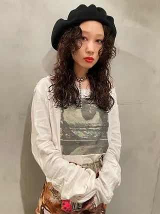 ロング パーマ 優作 〜圧倒的信頼〜のヘアスタイル