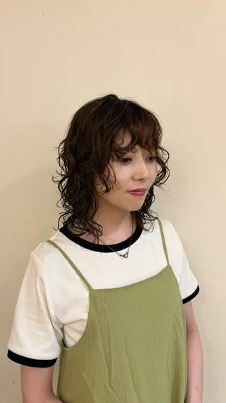 セミロング C-LOOP UNITED ATELIER所属・似合わせカット /ニュアンスパーマのヘアスタイル