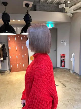 ミディアム カラー 🩷ハイトーン透明感 レイヤー🩷ユリカのヘアスタイル