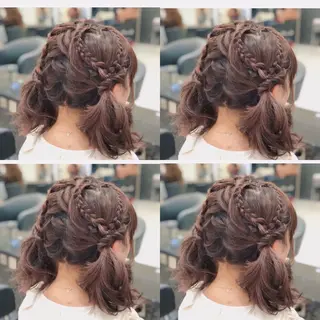 セミロング ヘアアレンジ 🌷MAYU 🌷のヘアスタイル