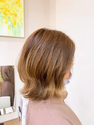 ミディアム ヘアアレンジ 種子 紗也のヘアスタイル