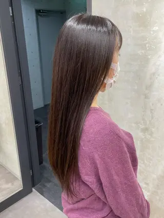 ロング blanc hair 西中島MASARUのヘアスタイル